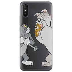 ERT GROUP mobiel telefoonhoesje voor Xiaomi REDMI 9A origineel en officieel erkend Tom and Jerry patroon Tom i Jerry 001 optimaal aangepast aan de vorm van de mobiele telefoon, gedeeltelijk bedrukt