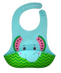FROOTIMALS Ft00011 Babero Silicona ORANGIEFLY, Melany MELEPHANT, L Unisex niños