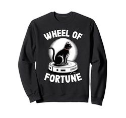 Wheel Of Fortune Robot Vacuum Cleaner Funny Cat Sweatshirt