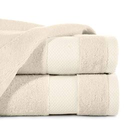 Eurofirany Hand Set Bath Sauna Towel Wash Cloth-Luxury Absorbent 100% Cotton 400g/m2 3 and 6 Pack, Beige, 50X90 cm/1 Pkg. je 6 STK