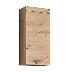 trendteam smart living Amanda szafka wisząca do łazienki, 37 x 77 x 23 cm, w kolorze dębu sękatego, z dużą ilością miejsca do przechowywania
