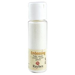 RAYHER 28000690, präglingspuder, 20 ml flaska, iriserande, transparent