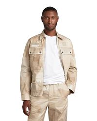 G-STAR RAW Heren 4 stuks Zip JKT Jacket, meerkleurig (Whitebait Watercolor Camo D22941-D326-D939), XL, meerkleurig (Whitebait Watercolor Camo D22941-d326-d939), XL