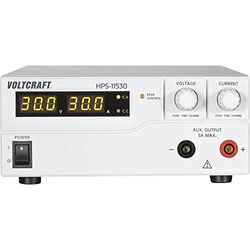 Voltcraft HPS-11530 - Fuente de alimentación de Laboratorio Ajustable 1-15 V CC 0-30 A 450 W (Salida remota)