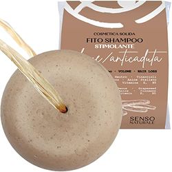 Senso Naturale Solid Stimulating Shampoo for Volume & Hair Loss – Strengthens Fine Hair, Adds Volume & Promotes Healthy Growth with Licorice & Cinnamon – Vegan & Organic | 75g (Lasts 3 Months)
