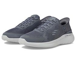 Skechers Baskets à Enfiler Bounder 2.0 Emerged pour Homme, Gris foncé, 41 EU