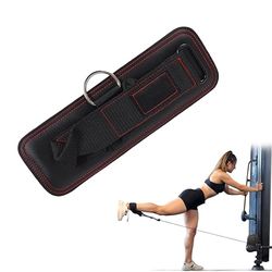 Endless Premium verstelbare enkelband met metalen gesp, zwart, metaal en neopreen, voor kabelmachine, gym, enkelmanchet, weerstandsbanden, kickbacks, glute workout en lagere lichaamsoefeningen