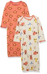 Amazon Essentials Disney | Marvel | Star Wars Camisones Bebé Niño, Pack de 2, Rey León Play Eat Roar, 6 Meses