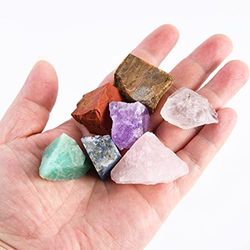 NUZUJX Natürliche Rohsteine, grobe Bergkristalle (Chakra-Stein 1)