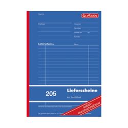 Herlitz 883546 pakbonnenboek A5 205 3x40 vellen, zelf-kopiëren