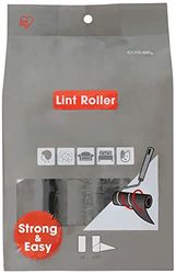 Iris Ohyama, Set di 6 ricariche da 60 fogli neri, per CCNB-RN rotolo adesivo speciale per pelucchi e peli di animali, vestiti, tende, divani - Handy Lint Roller CCHS-6RN - Nero