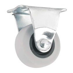 Titan Roulette rigide en caoutchouc thermoplastique (TPR) Capacité 40,8 kg Gris 5,1 cm