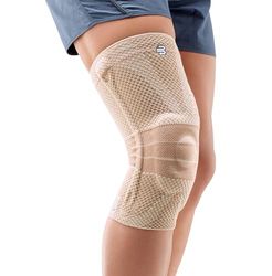 Bauerfeind Vendaje de rodilla, GenuTrain A 3,Beige,derecho, talla 1