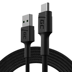 GC PowerStream | 2m USB C Cable Tipo C Nylon Cargador | para Samsung Galaxy S22 S21 S20 Ultra S10 S9 S8+ | Note 20 10 9 8 | A80 A71 A70 A50 A42 A41 | Huawei Honor P40 P30 P20 P10 P9 Lite