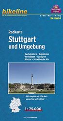 Bikeline Radkarte Stuttgart und Umgebung 1 : 75 000, wasserfest und reißfest, GPS-tauglich mit UTM-Netz: Ludwigsburg - Göppingen, Reutlingen - ... mit ... mit UTM-Netz, wasserfest und reißfest