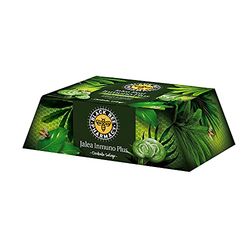 Black Bee - Jalea Real Inmuno Plus, Complemento Alimenticio, Reishi, Equinácea, Propólis y Vitaminas, Ayuda a Fortalecer el Sistema Inmunológico y Aumentar la Resistencia - 20 Ampollas