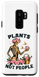 Coque pour Galaxy S9+ Plantes Pas Personnes Squelette Drôle