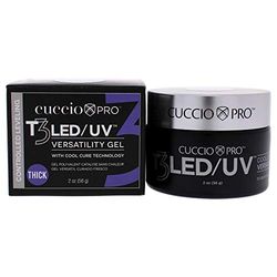 Cuccio T3 Led/Uv Controlled Levelling Thick Viscosity Gel, White, 56 g