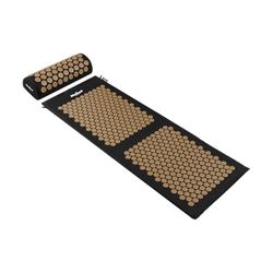 Rebel Electro Mata Zdrowotna z Kolcami do Akupresury z Poduszką 130x50cm XXL Złote Kolce RBA-6003-GL