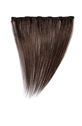Love Hair Extensions 14 inch Clip In Extension, Human Hair, Colour 4 - Chestnut Brown
