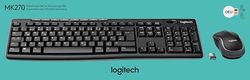 Logitech MK270 Draadloos Toetsenbord en Muiscombinatie voor Windows, Duitse QWERTZ indeling - Zwart