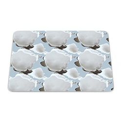 Bonamaison, Rectangle Pop Art Digital Printed Mouse Pad, Non-Slip Base, for Office and Home, Size: 22 x 18 cm