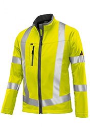 BP 2121 940 Heren Softshell jas waarschuwingsgeel, maat L