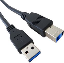 Keepdrum USB 3.0 Cable 3 m dispositivo Cable Cable de datos de USB a Macho a USB B macho