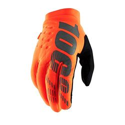 100% Heren BRISKER 100% Handschoen - Fluro OranjeZwart, XL