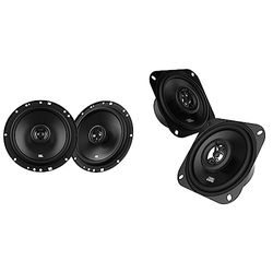 JBL Stage1 61F Set di Altoparlanti Auto a 2 Vie di Harman Kardon - Casse Auto 16,5cm | 165mm & Stage1 41F Set di Altoparlanti Auto a 2 Vie di Harman Kardon - Casse Auto 10cm | 100mm