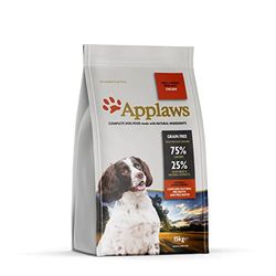 Applaws Hund trockenfutter, Huhn, kleine & mittelgroße Hunde, 1er Pack (1 x 15 kg)