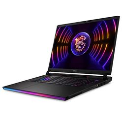 MSI Raider GE78HX 13VH-412ES Gaming Notebook 17" 16:10 QHD+, 240Hz (Intel Core i9-13980HX, RTX 4080-12GB, 64GB RAM, 2TB SSD, Windows 11 Home Advanced) Black - toetsenbord QWERTY Spaans