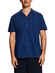 ESPRIT Heren 063EE2F308 hemd, 901/BLUE Dark WASH, XXL, 901/Blue Dark Wash, XXL