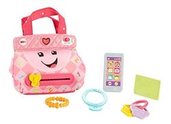 Fisher-Price Fisher-Price-900 FPR50 Juguete de rol Laugh and Learn My Smart Purse, Multicolor, 11 x 13 x 6 Centimeters