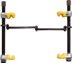 KS TOOLS 670.0031 Compresseur ressort - barre de sécurité et crochets revêtement plastifié 240 mm