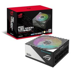 ASUS ROG Loki SFX-L 1200W Titanium PSU (Fully Modular Power Supply, 80+ Titanium, 120mm PWM ARGB Fan, Aura Sync, ATX 30 Compatible, PCIe 50 Ready)
