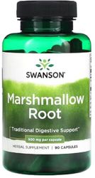 Swanson - Marshmallow Root, 500mg | Digestive and Respiratory Health - 90 Capsules