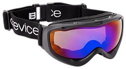 Black Embout Crevice Adultes Masque de Ski Taille Unique Noir - Noir/Bleu
