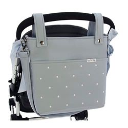 Talega para silla de Paseo Rosy Fuentes - Bolso para Silla de Paseo - Limpieza Sencilla 0-azul empolvado