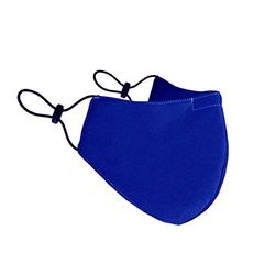 BLINDSAVE Masque de bouche lavable en tissu polyester 10% bleu, 0,1 kg