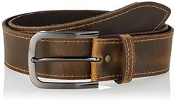 Werner Trachten Uniseks casual riem, bruin (bruine pull up 510), 130 cm