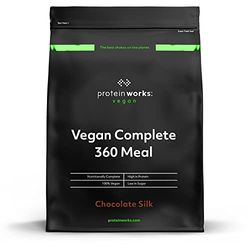 Pasto Completo 360 - Pasto Completo Equilibrato - 100% Vegano - Pasto Rapido e Conveniente - THE PROTEIN WORKS - Doppio Cioccolato al Latte - 2kg