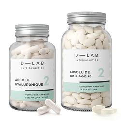 D-LAB Nutrition Absolue | 2,5 Mois de Cure | Revitalise en Profondeur la Peau, Renforce les Cheveux et Fortifie les Ongles avec des Ingrédients Actifs Naturels