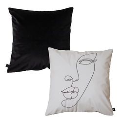 Chic Home Funda de Terciopelo Basic Chic 45 x 45 cm
