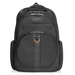 Everki Atlas – le sac à dos pour l´ordinateur portable de 11 à 15,6 pouces (28-39,6 cm) avec divers compartiments adaptables et autres fonctionnalités de haut de gamme, noir