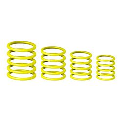 Gravity RP 5555 YEL 1 - Juego universal de anillos Gravity, Sunshine Yellow
