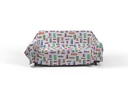Fantasy MT-FA 2P Drap tissu d'ameublement,270x260cm,multicolor, Microfibre, DOUBLE