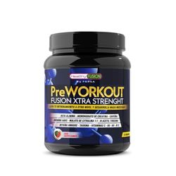 Healthy Fusion potente pre-entreno puro con Beta Alanina, L-Arginina, AAKG, Creatina, Cafeína, Taurina | Mejora el rendimiento físico | Favorece el crecimiento muscular, 300 g sandía