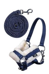 HKM SPORTS EQUIPMENT Hobby Horse Halsterset (Navy)