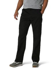 Wrangler Authentics Men's Classic Cargo Pant Black Twill 42W x 30L